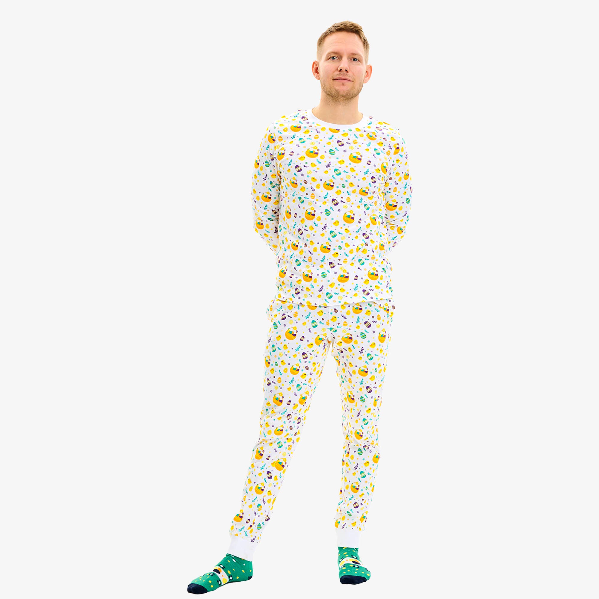 Påskekyllingens Påskepyjamas - Herre.